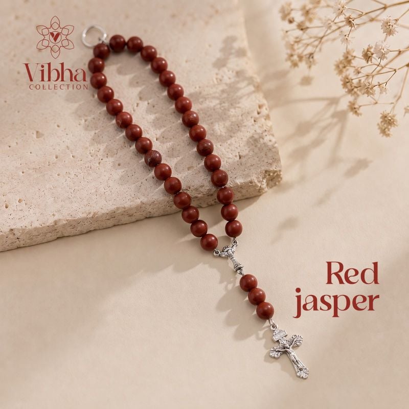 Red Jasper Multipurpose Rosary/Bracelet