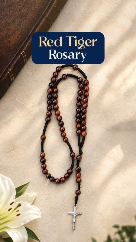 Red Tiger Rosary