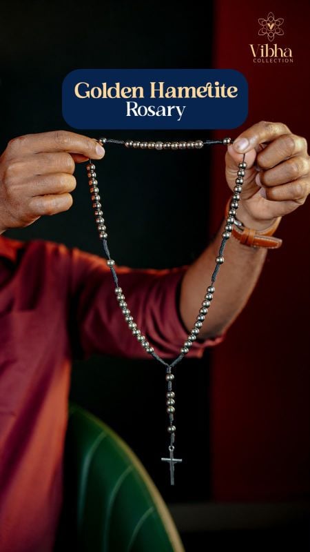 Golden Hematite Rosary