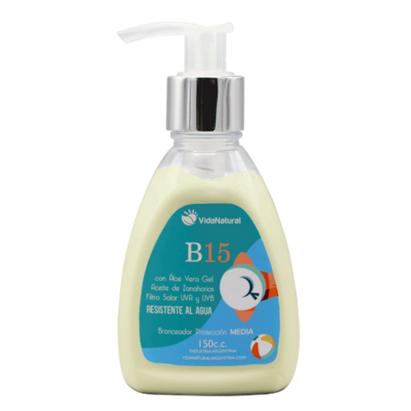 Bronceador Protección Media B15