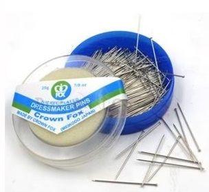 French Pins Box  DRAPING PINS (DRESS MAKING PINS)