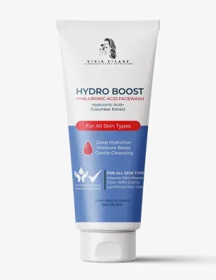Vivid Visage Hydro Boost Hyaluronic Acid Face Wash Vivid Visage Hyaluronic Acid Cleanser Vivid Visage Hydrating Face Wash Vivid Visage Moisturizing Face Wash Vivid Visage Face Wash for Dry Skin