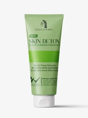 vivid visage skin detox clarify facewash