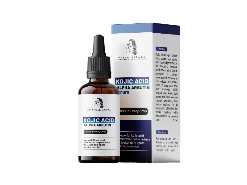 Vivid Visage Kojic Acid + Alpha Arbutin Serum