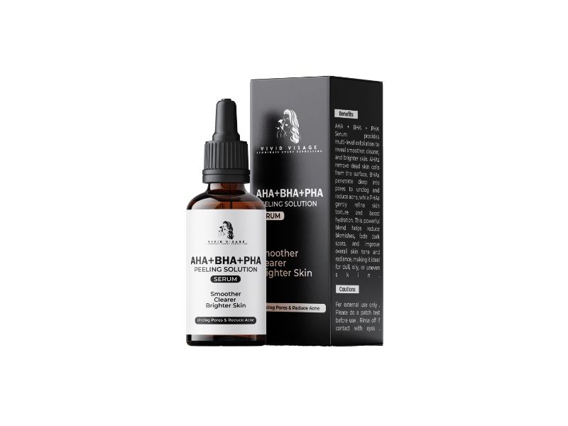 VIVID VISAGE AHA+BHA+PHA Exfoliation Serum