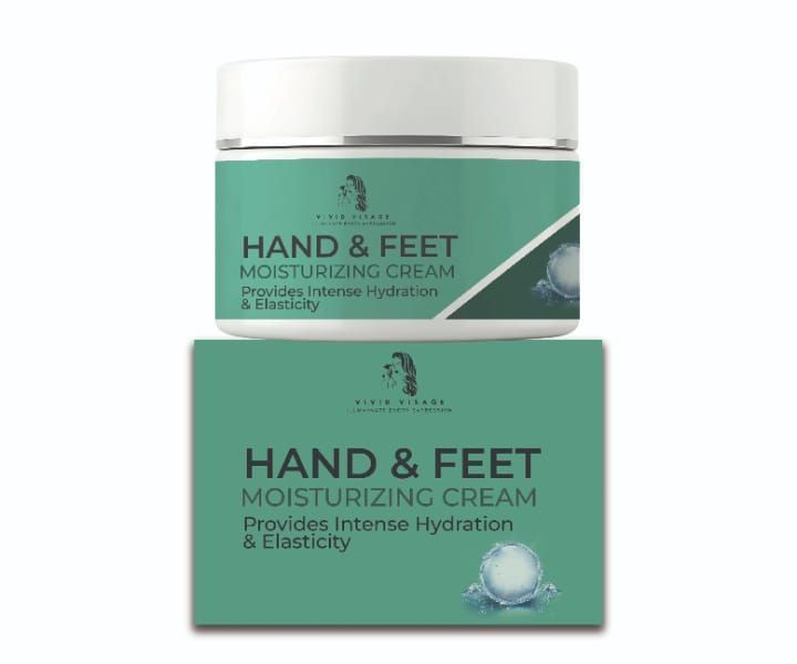 Vivid Visage Hand & Feet Moisturizer Cream – For Dry, Rough Skin Repair