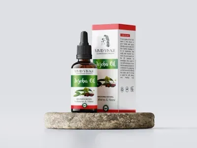 Vivid Visage 100% Pure Jojoba Oil – Natural Oil for Face, Hair & Skin | Softness & Shine