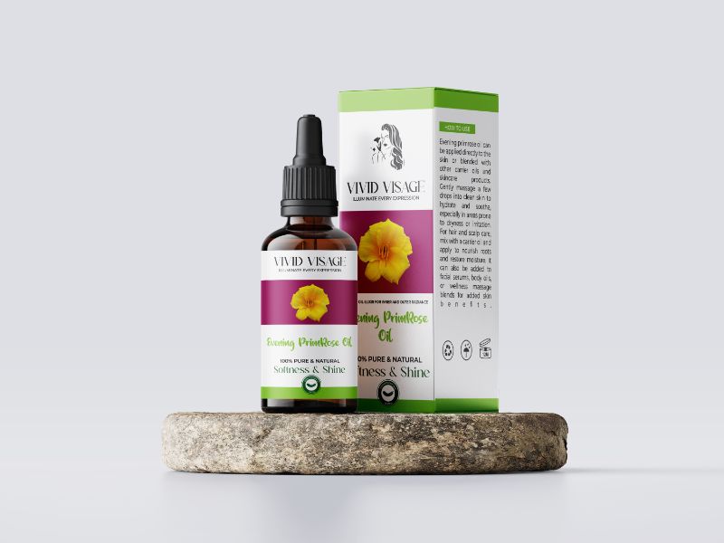 Vivid Visage Evening Primrose Oil GLA-Rich | Hormone-Balancing Oil | 30ml