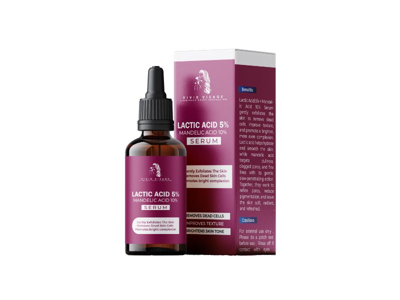 Vivid Visage Lactic Acid 5% + Mandelic Acid 10% Serum