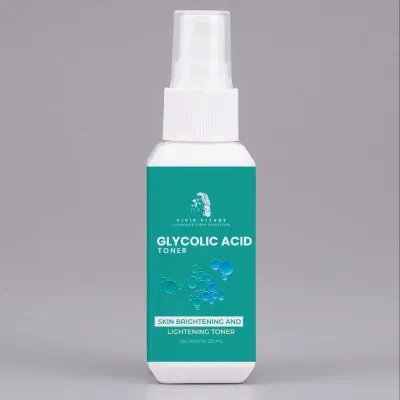 Vivid Visage skincare Glycolic acid exfoliating toner Toner for dull skin Brightening toner with glycolic acid Glycolic acid toner for acne Pore minimizing toner