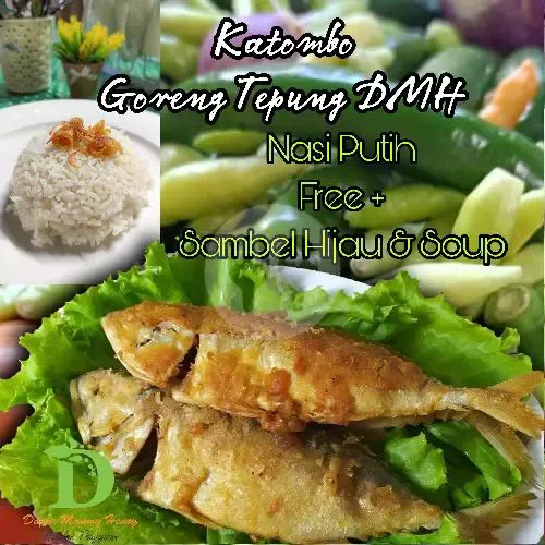 Nasi + Katombo Goreng Tepung