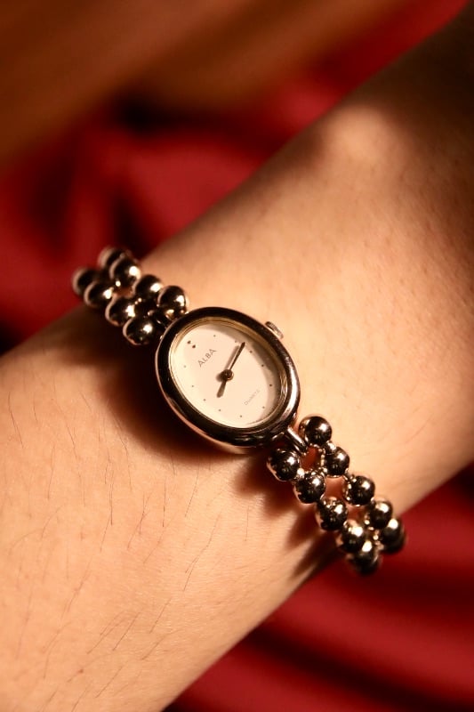 Alba Petite Ball Chain Bracelet Watch