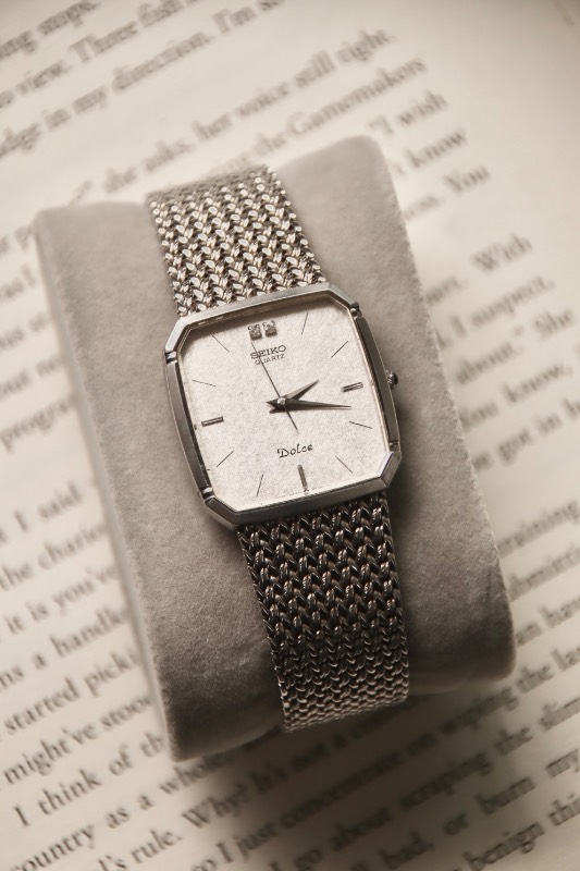 Seiko Dolce 9521-5210 Quartz Woven Mesh Bracelet