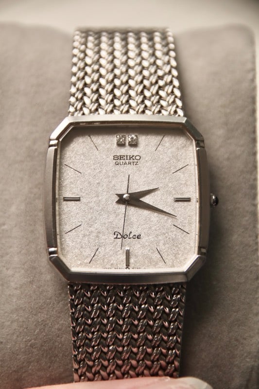 Seiko Dolce 9521-5210 Quartz Woven Mesh Bracelet