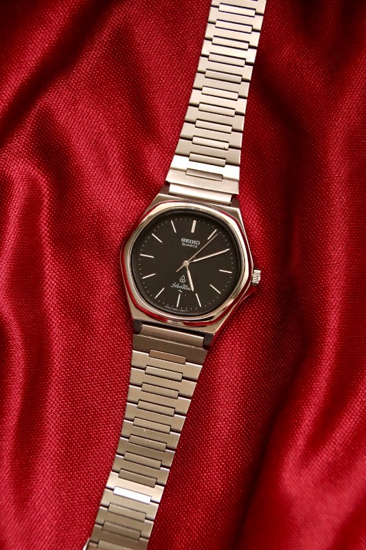 Seiko Hexagonal Silverwave Quartz Vintage Watch