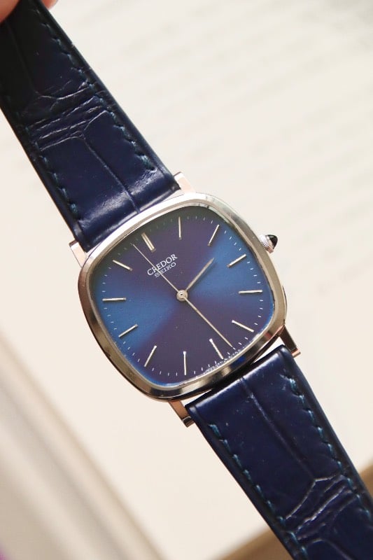 Seiko Credor In Vibrant Blue 5931-5170 Vintage Watch