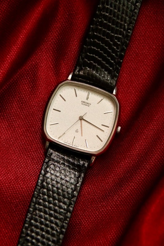 Seiko Snowflake Tank Dress Vintage Watch