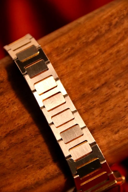 Seiko Two-Tone Rectangular Dress Vintage Watch