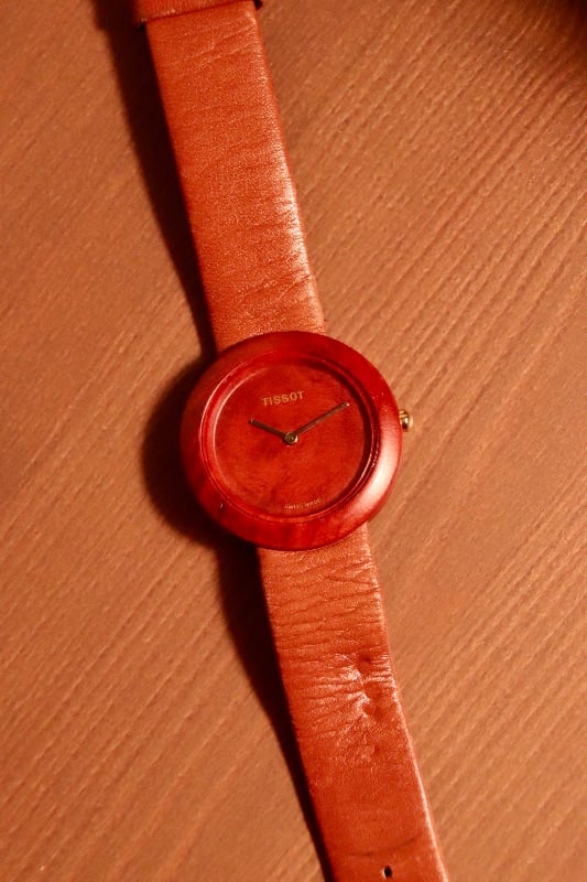Vintage W150 Tissot Geniune Wood Watch