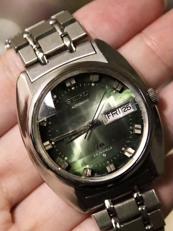 RARE Seiko Automatic Lord Matic In Green