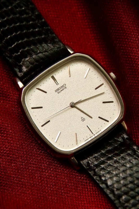 Seiko Snowflake Tank Dress Vintage Watch