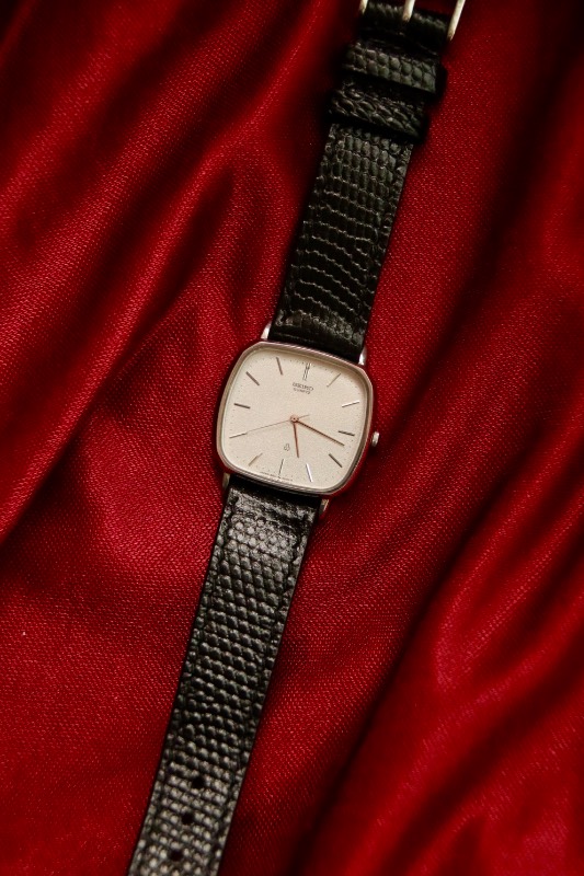 Seiko Snowflake Tank Dress Vintage Watch