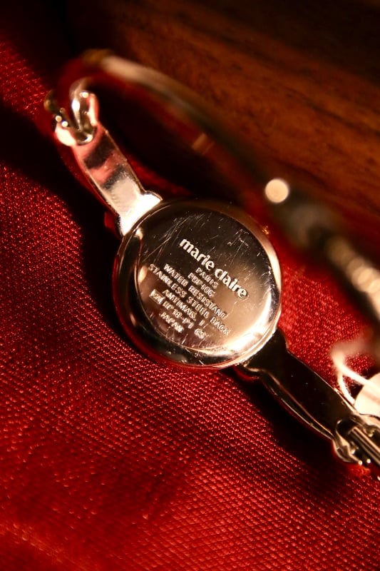 Marie Claire Dual Tone Ladies Bangle Watch