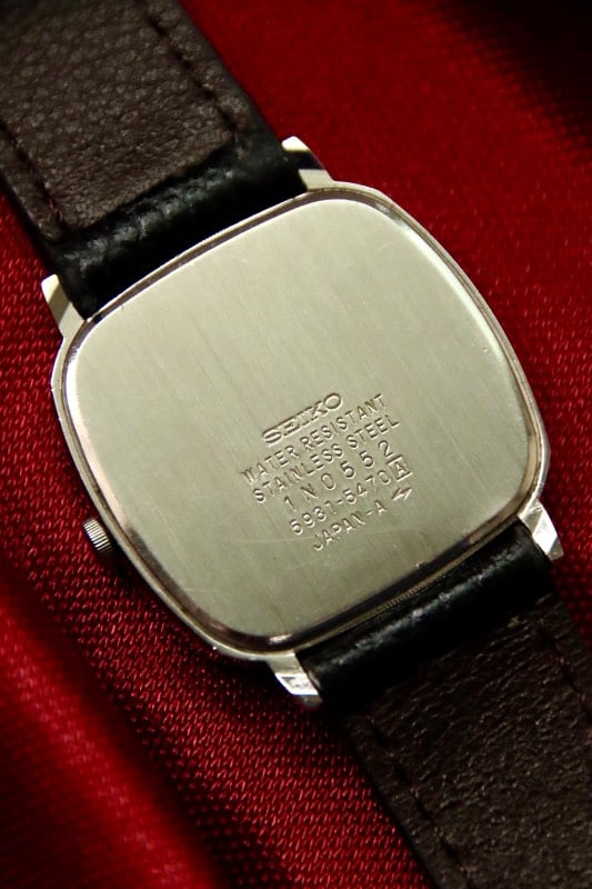 Seiko Snowflake Tank Dress Vintage Watch