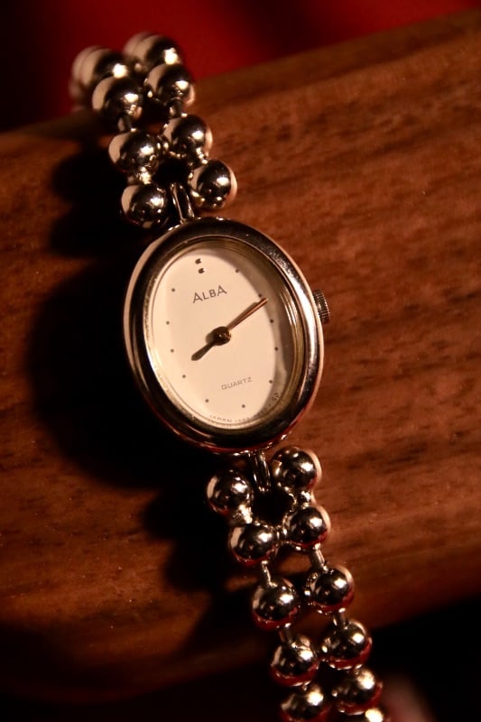 Alba Petite Ball Chain Bracelet Watch