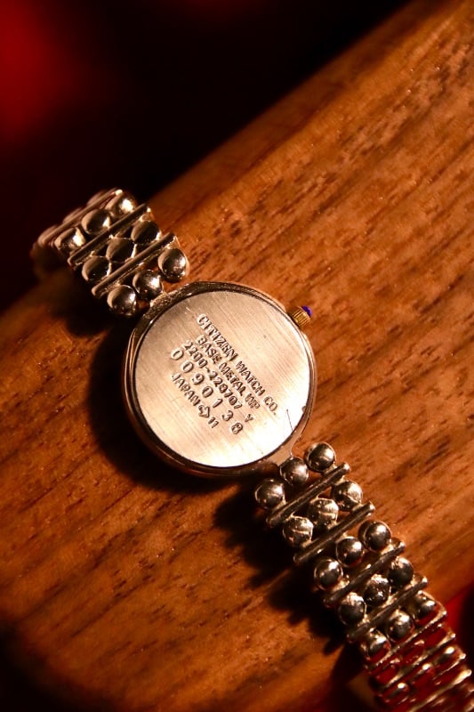 Citizen Sylph Vintage Gold-Tone Beaded Bracelet Watch