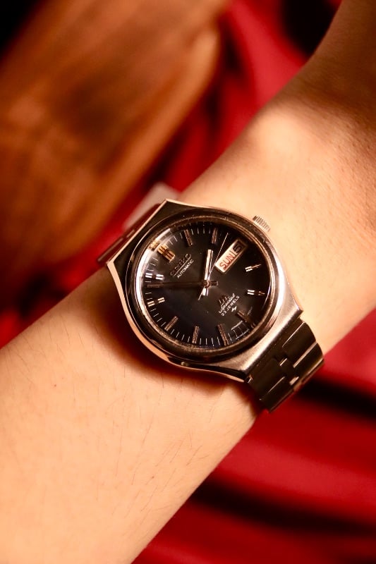 RARE 1973 Seiko Lord Matic LM Special 23 Jewels Automatic Ref. 5206-6090