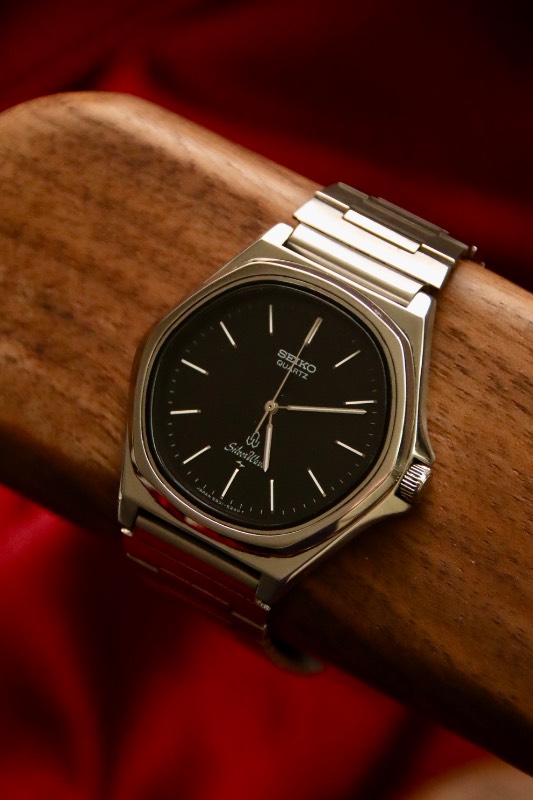 Seiko Hexagonal Silverwave Quartz Vintage Watch