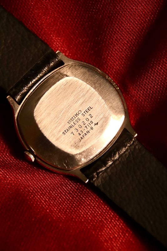 RARE Seiko Vintage Quartz Chariot - Classic Roman Dress Watch (Ref. 4130-5120)