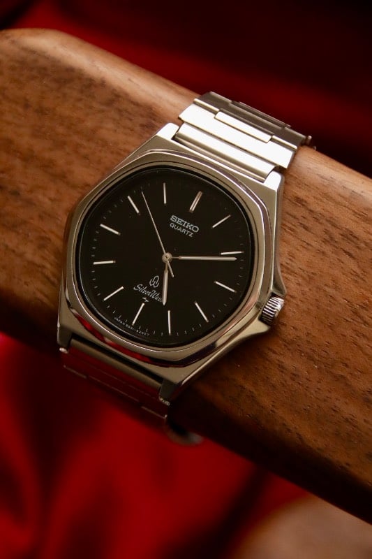 Seiko Hexagonal Silverwave Quartz Vintage Watch