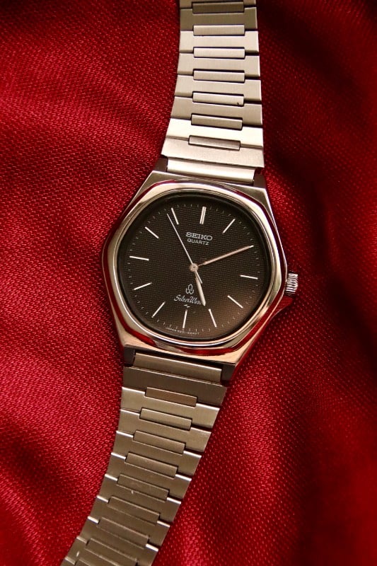 Seiko Hexagonal Silverwave Quartz Vintage Watch
