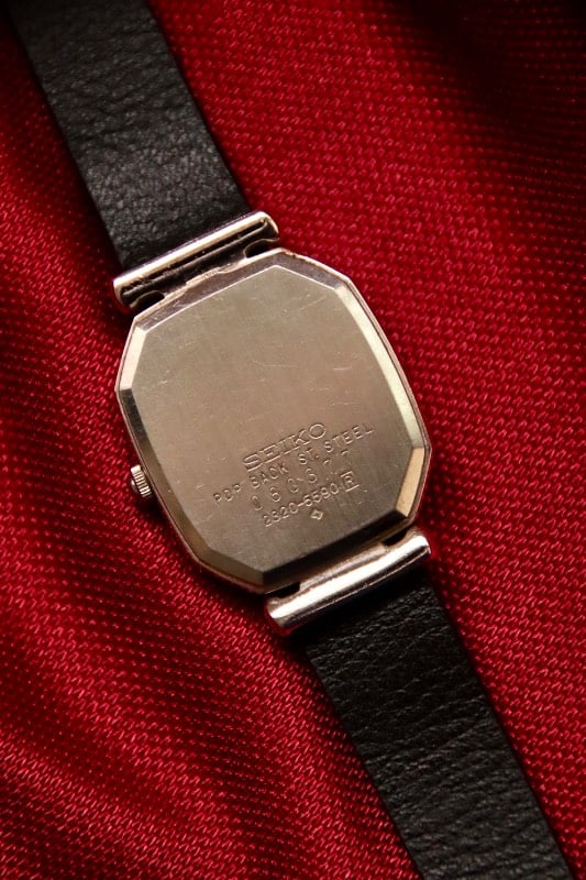 Seiko Roman Numeral Dress Tank Vintage Watch