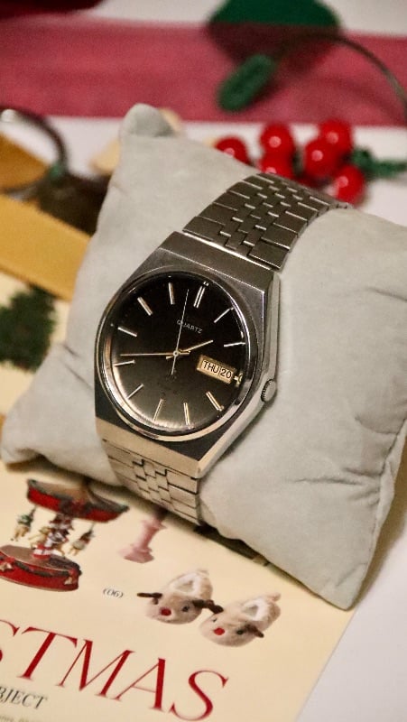 RARE Seiko Type II Bronze - Brown Quartz Vintage Watch