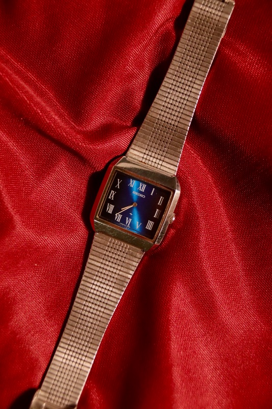 RARE Vintage 1970s Seiko Chariot Hi-Beat JDM - Rare Blue Square (Ref. 2220-3174)