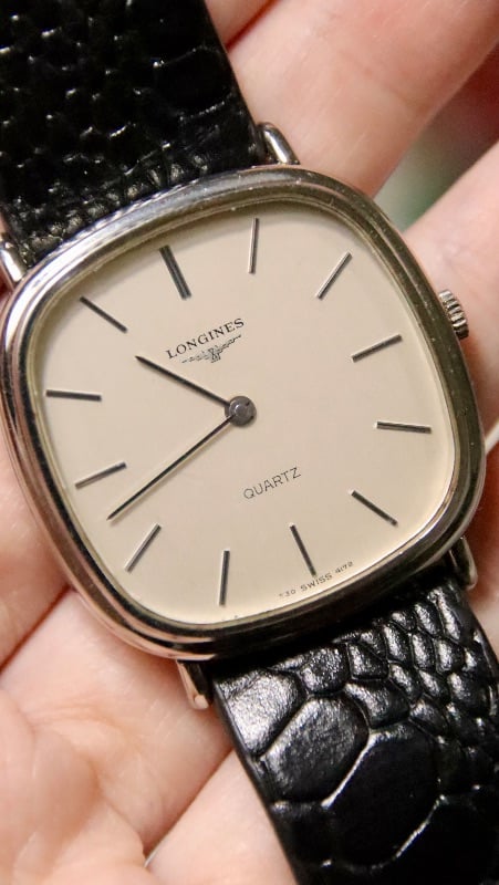 Longines Silver Toned Dress Vintage Watch