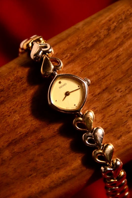 Seiko Vintage Two-Tone Heart Link Watch
