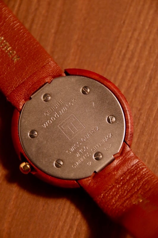 Vintage W150 Tissot Geniune Wood Watch