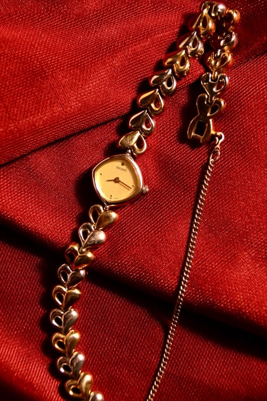 Seiko Vintage Two-Tone Heart Link Watch
