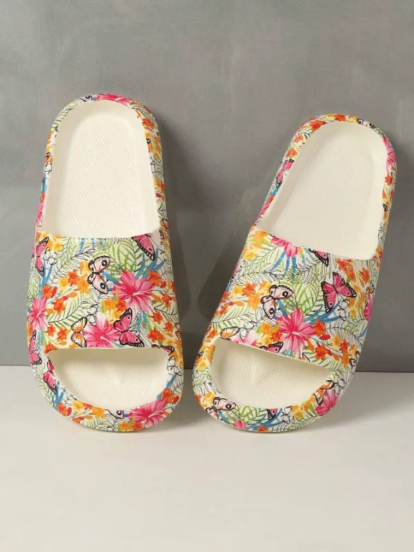 Women's Comfortable Summer Meets Nature Soft and Cushy Slip-Ons