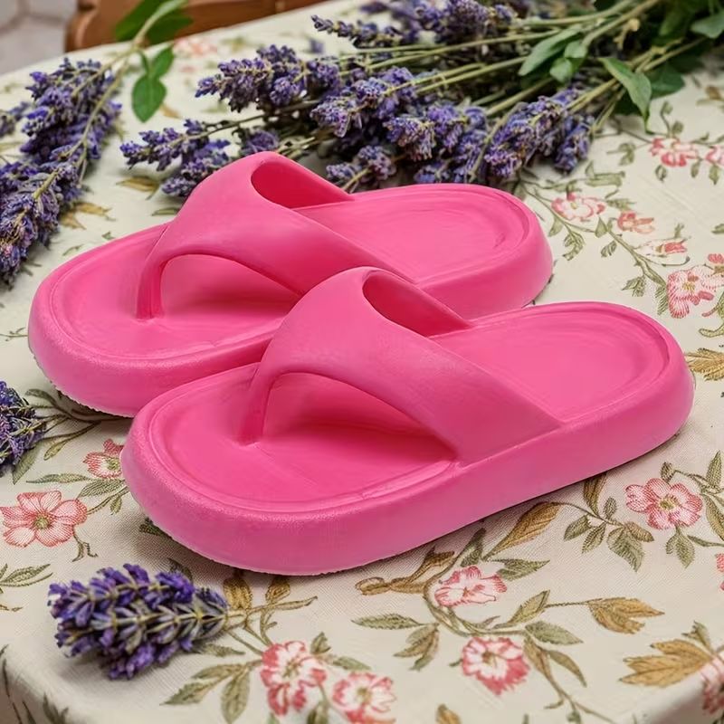 Women's Flip-Flops Lightweight Quick-Dry with Soft Cushioned Soles, Pink