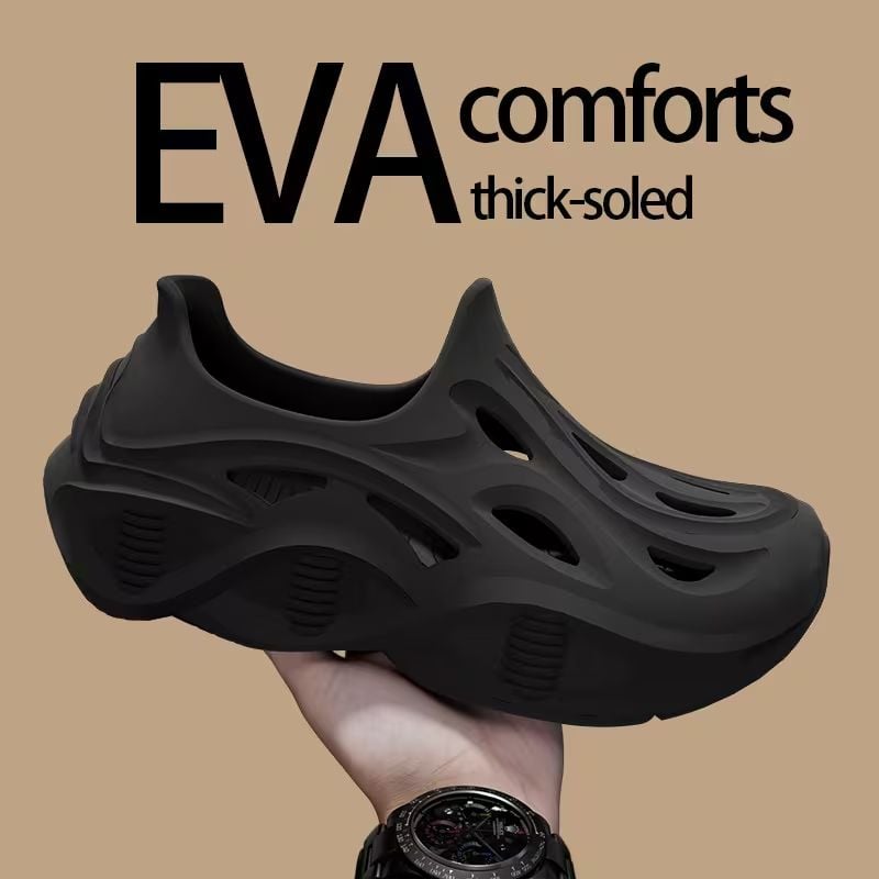 Unique Thick-Soled Clogs | Trendy, Stylish, Eye-Catching, All-Season, Casual & Minimalist Design, EVA Material, Slip-On Closure, Universal Fit