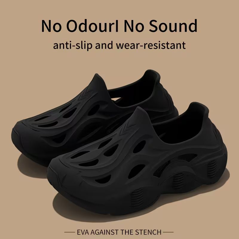 Unique Thick-Soled Clogs | Trendy, Stylish, Eye-Catching, All-Season, Casual & Minimalist Design, EVA Material, Slip-On Closure, Universal Fit
