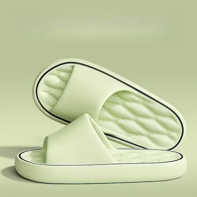Unisex EVA slippers-comfortable non-slip indoor and outdoor slippers, thick non-slip soles, suitable for all seasons, comfortable open-foot design, suitable for bathroom and leisure occasions, home slippers, simple and light