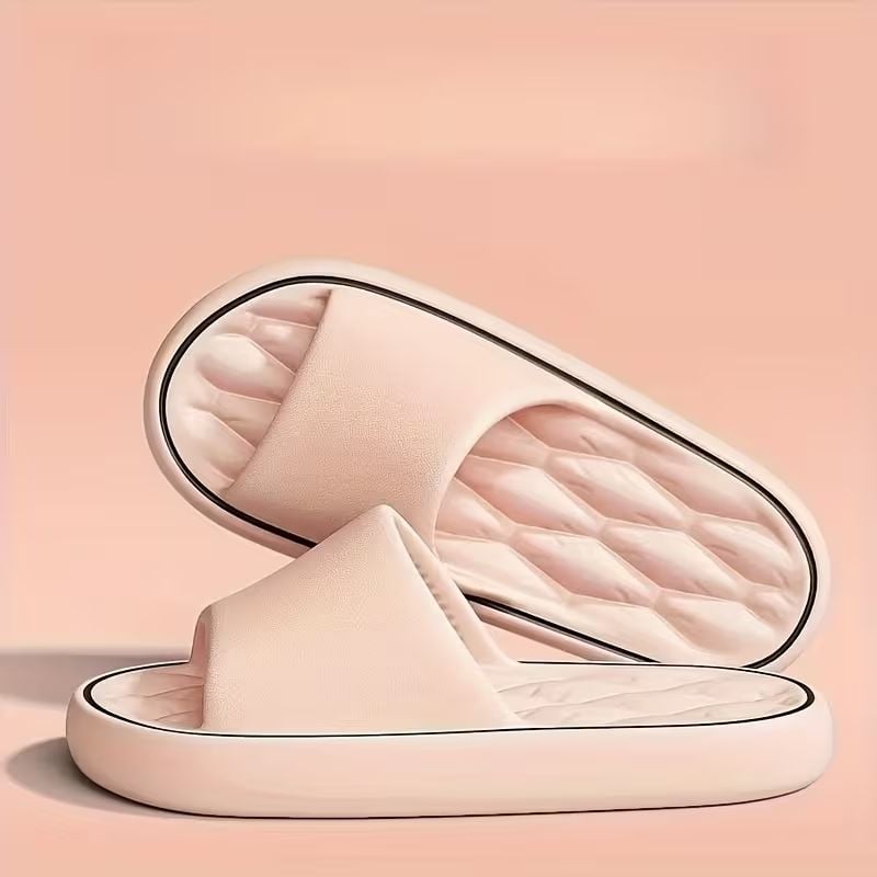 Unisex EVA slippers-comfortable non-slip indoor and outdoor slippers, thick non-slip soles, suitable for all seasons, comfortable open-foot design, suitable for bathroom and leisure occasions, home slippers, simple and light