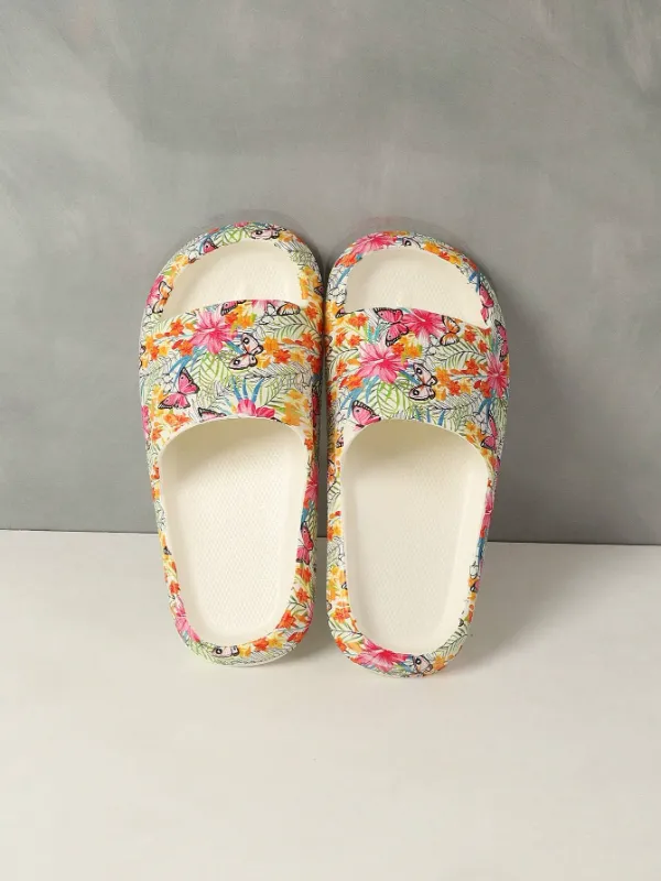 Women's Comfortable Summer Meets Nature Soft and Cushy Slip-Ons