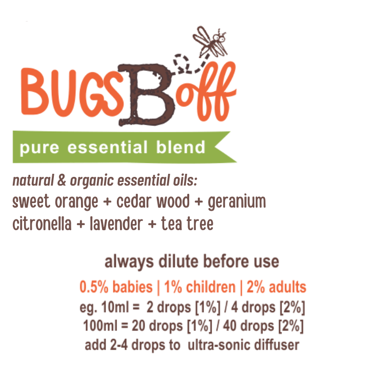 *BUGS-B-OFF blend of org pure EOs